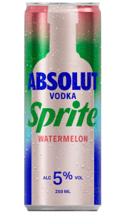 Absolut & Sprite watermelon blikjes 12x25cl