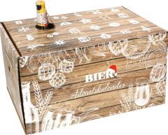Bier Adventskalender 24 x 33/30cl bierbox kerstgeschenk