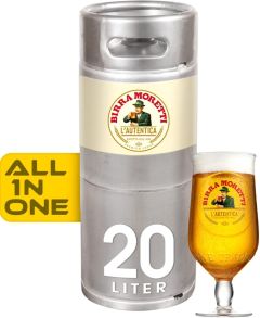 Birra Moretti fust 20 Liter