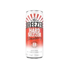 Bacardi Breezer Hard Seltzer Strawberry Blik 12x25cl