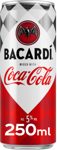 Bacardi & Coca-cola Mixdrink Blikjes 12x250ml 5%