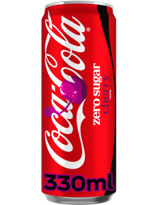 Coca Cola ZERO SUGAR Cherry taste blik