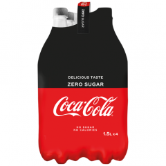 Coca Cola ZERO SUGAR voordeelpakken 4x1,5L