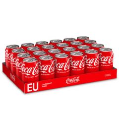 Coca Cola EU Blik tray 24x33cl (EXPORT)