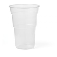 Halve liter bierbekers PET 0,5L 65 stuks