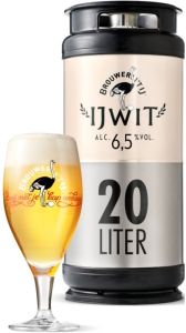 Brouwerij t ij IJWIT witbier fust 20 liter