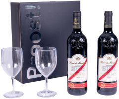 Proost Bordeaux Proefbox 2x75cl + glazen Proost Bordeaux Proefbox 2x75cl + glazen