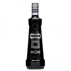 Puschkin Vodka Black berries Fles 100cl goedkoop vodka