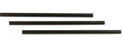 Drinkrietjes zwart 8mm/24cm