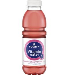 Sourcy Vitamin water 0% Framboos & Granaatappel PET 6x50cl