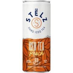 Stelz Hard Ice Tea Peach blik 12x25cl