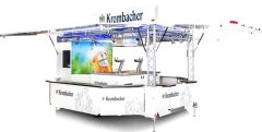 Tapwagen Groot 4 x tap + koelcel