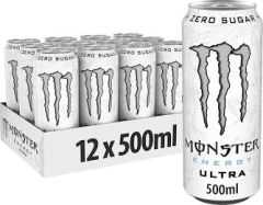 Monster Ultra White ZERO SUGAR tray 12x500ml