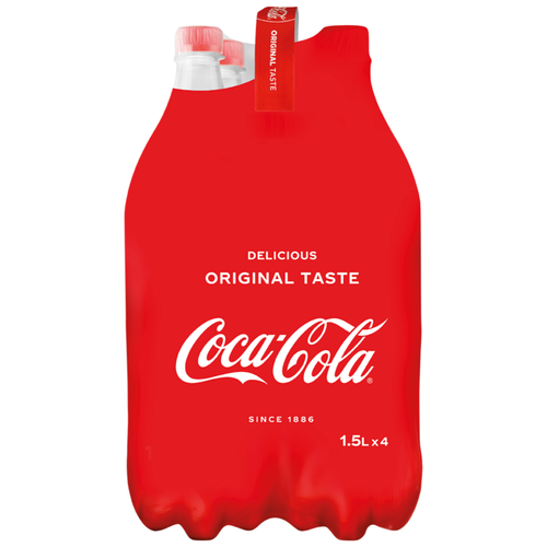 Coca Cola voordeelpakken 4x1,5L