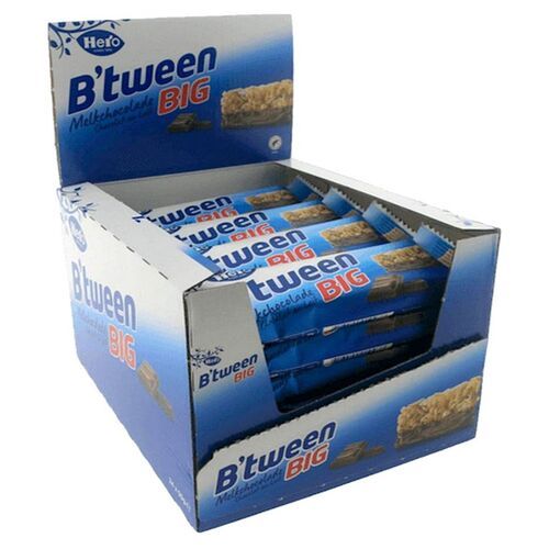 Hero B'tween Melkchocolade reep doos 24x50g