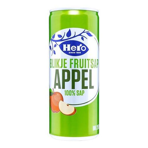 Hero Appelsap Blik Tray 24x25cl