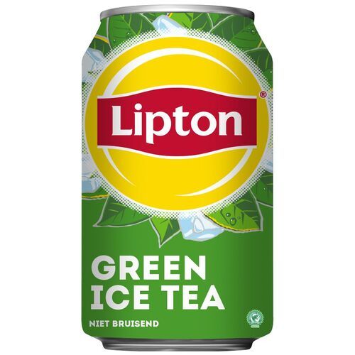 Original Lipton Ice Tea Green blik 330 ml tray 24 stuks