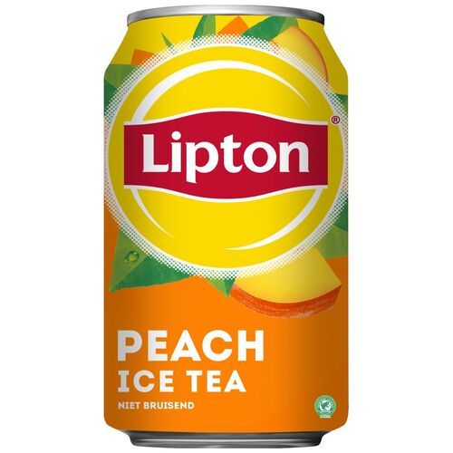 Lipton Ice tea Peach Blik 330ml tray 24 blikken van 330 ml