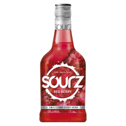 Goedkoop Sourz Red Berry shot drank fles 70cl laagste prijs