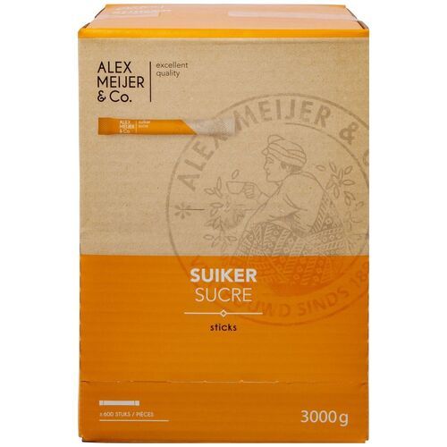 Suikersticks Dispencerdoos 3000 gr ca 600 stuks 