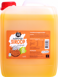 Suikervrije siroop sinaasappel can 5 liter