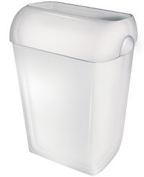 Afvalbak Kunststof Wit 23 Liter