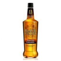 Black Velvet Canadian Whisky Toasted Caramel fles 1L