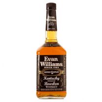 Evan Williams black bourbon fles 1L