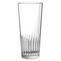 Onbreekbaar ribbel glas longdrinkglas of bier.