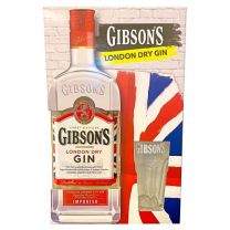 Gibson London Dry Gin Giftbox 70cl + Glas
