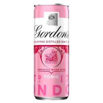 Gordon's Pink Gin & Tonic Blik Tray 12x25cl