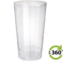 Hardcup PP herbruikbaar 250cl 525 stuks