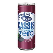 Hero Cassis ZERO blik Tray 24x25cl