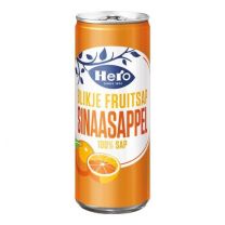 Hero Sinaasappelsap Blik Tray 24x25cl