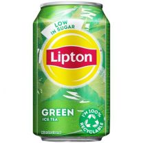 Lipton Green LOW SUGAR 24x33cl blik