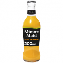 Minute Maid Sinaasappel Krat 24x200ml Glas