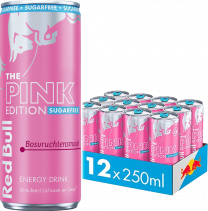 Red Bull Pink Edition Suikervrij Blik 12x25cl