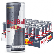 Red Bull ZERO blik tray 24x25cl