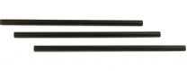 Drinkrietjes zwart 8mm/24cm