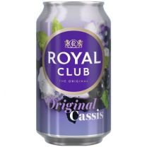 Royal club cassis blik tray 24x33cl