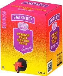 Smirnoff Passionfruit Martini Cocktail BIB 3 Liter