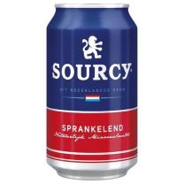 Sourcy sprankelend mineraal water Blik 330 ml