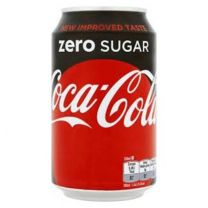 Coca Cola Zero Blikjes tray 24x33cl goedkoop coca cola