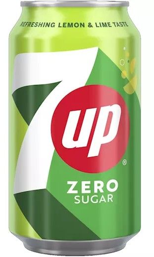Seven up Zero sugar tray 24x33cl