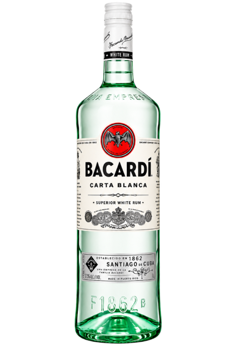 Bacardi liter fles