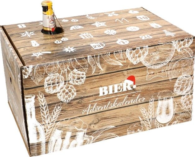 Bier Adventskalender 24 x 33/30cl bierbox kerstgeschenk