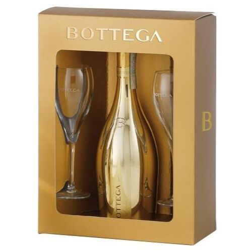 Bottega Prosecco Gold Giftbox + glazen