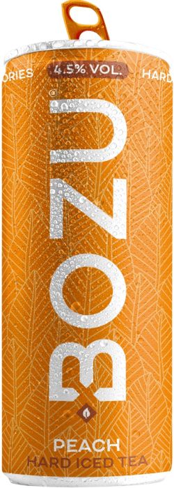 Bozu Hard Iced tea peach tray 12x25cl