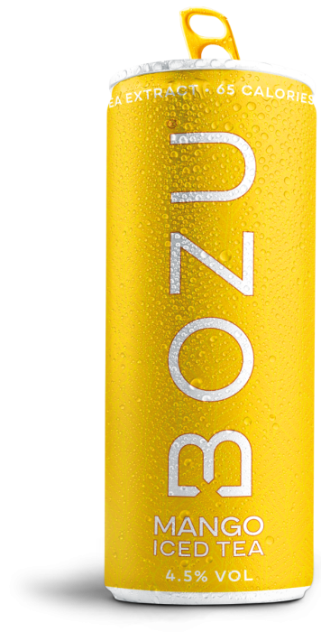 Bozu Hard Iced tea Mango blik