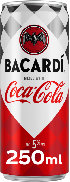 Bacardi & Coca-cola Mixdrink Blikjes 12x250ml 5%